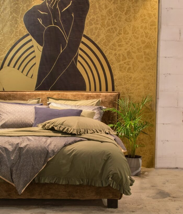 Sateen bed linen set Twist Dark - Image 7
