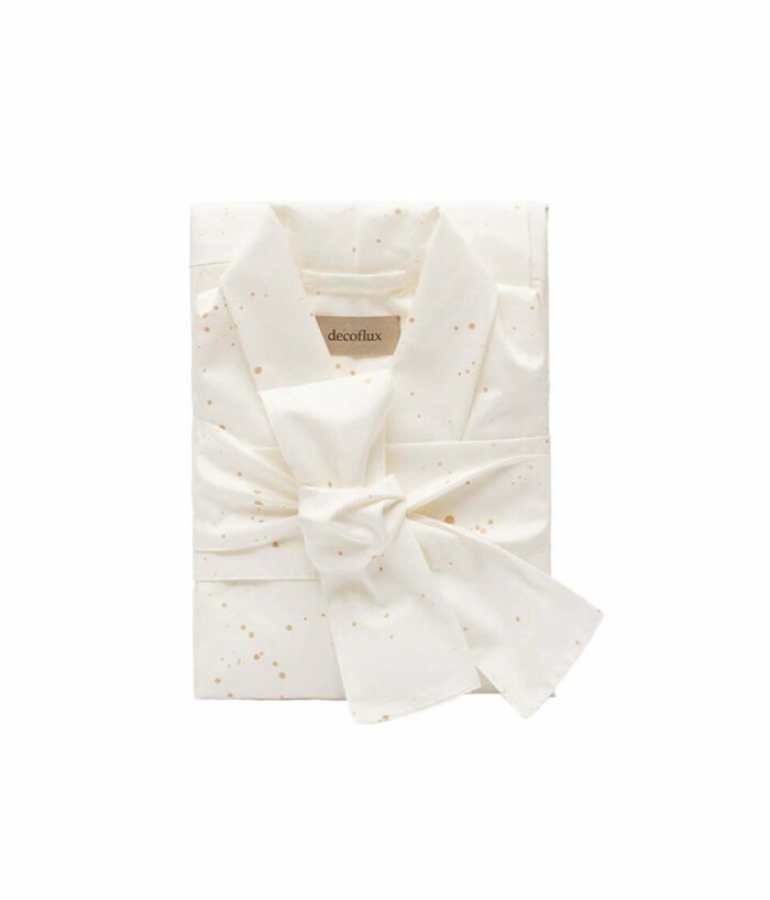 Sateen bathrobe Cosmos Gold - Image 1