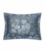 Satino pagalvės užvalkalas Peony Silver