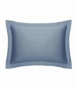 Satino patalynės komplektas Solid Silver Blue - Image 3