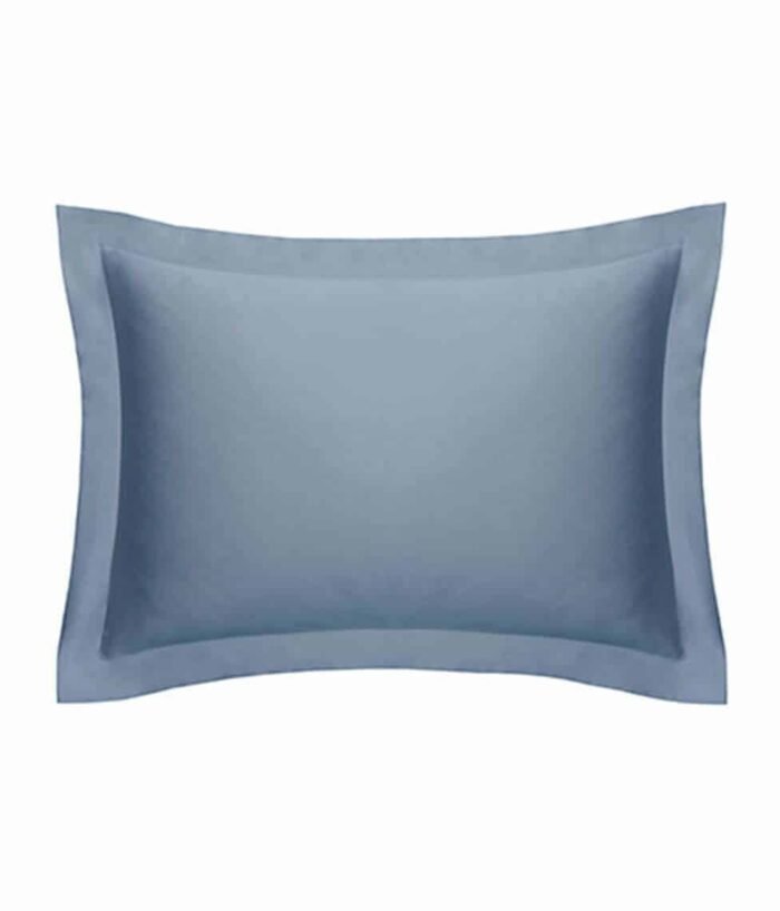 Satino patalynės komplektas Solid Silver Blue - Image 3
