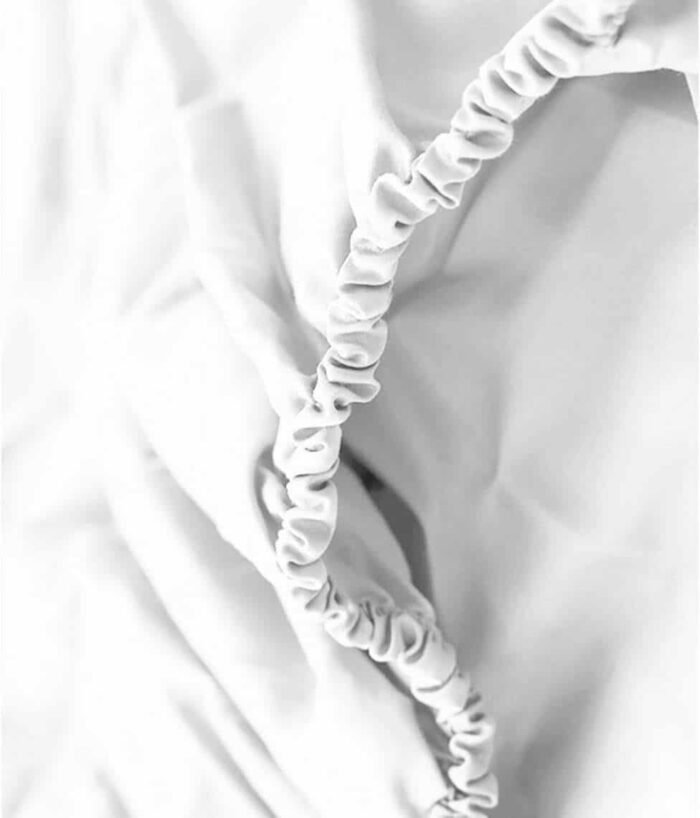 Sateen Fitted sheet White - Image 5