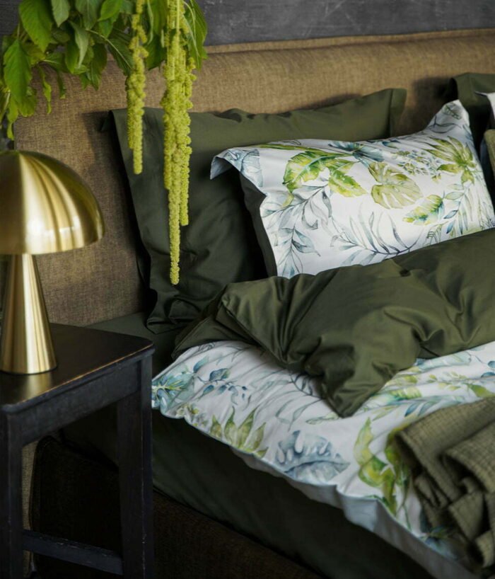 Decoflux-patalynės-komplektas-Flora-costera-almond-gėlėta-satinas-bed-linen-set-pillowcase