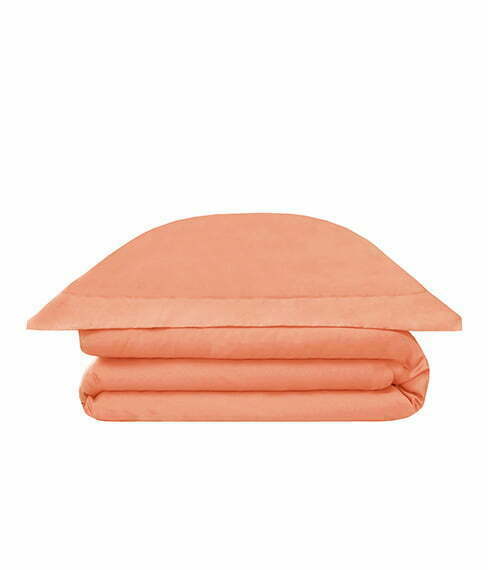 Sateen bed linen set Coral