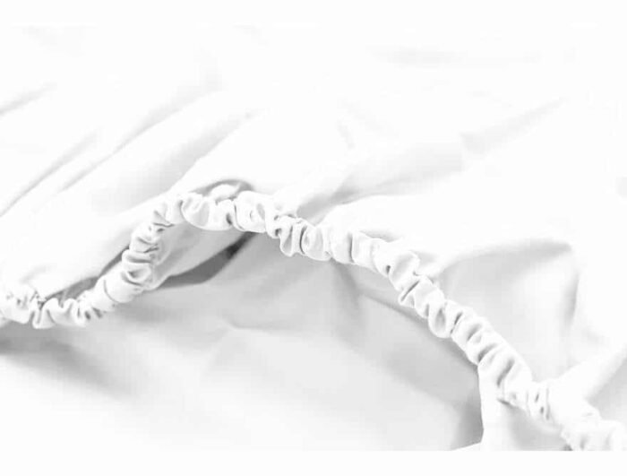 Satino paklodė su guma Optical White - Image 6