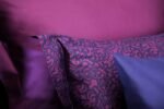 Sateen bed linen set Papercut Purple - Image 3