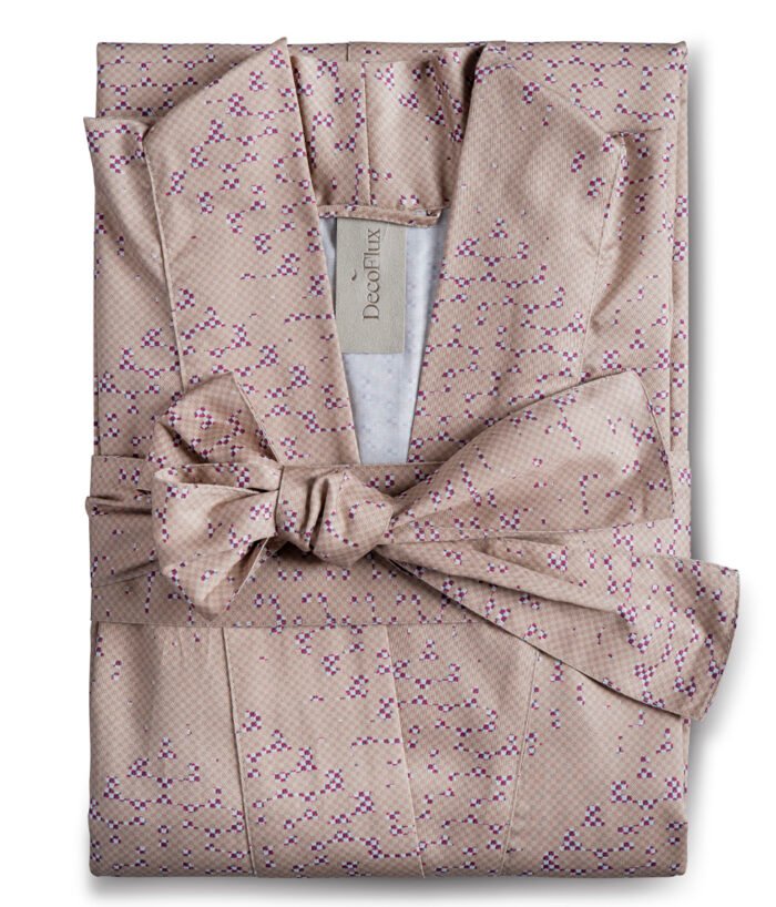 Bathrobe Kimono Mesh Beige - Image 1