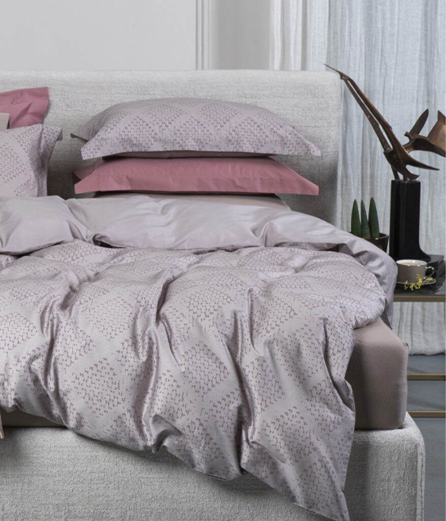 Decoflux-patalynės-komplektas-Mesh Almond-Mesh-back-kreminė-spalvos-satinas-medvilnė-bed-linen-set-pillowcase