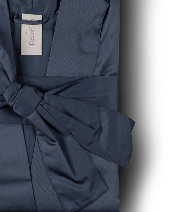 Bathrobe Kimono Solid Anthracite - Image 5