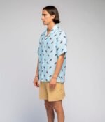 Linen shirt Ice Blue - Agnė Kišonaitė (Unisex) - Image 5