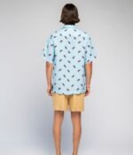 Linen shirt Ice Blue - Agnė Kišonaitė (Unisex) - Image 6
