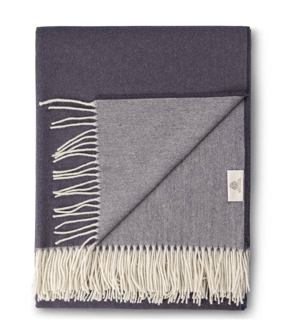 Pledas-dvipusis-double-sided-violetinis-Lavander-130x180 (2) Blanket Double Sided Lavander 130x180cm - Image 2