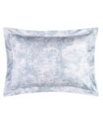 Satino pagalvės užvalkalas Toile Blue - Image 3