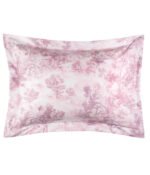 Sateen pillowcase Toile Mauve