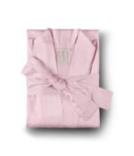 Sateen kimono bathrobe Solid Primrose Pink