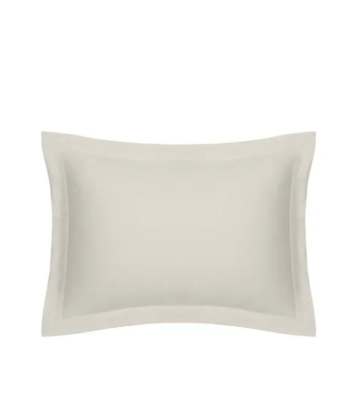 Satino pagalvės užvalkalas Solid Antique White - Image 1