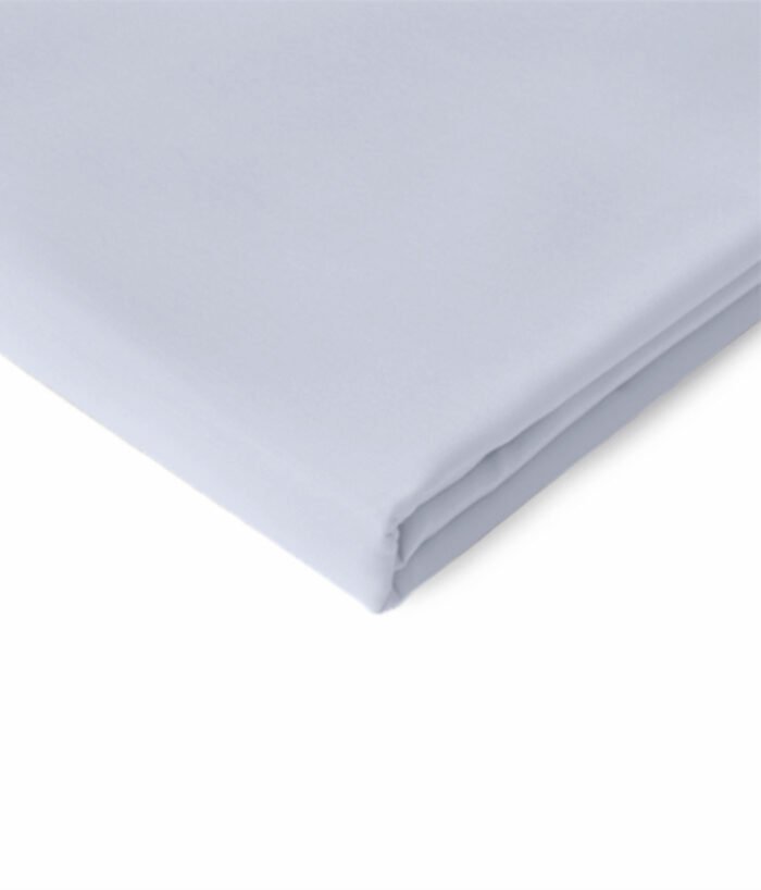 Sateen flat sheet Solid Light Blue - Image 1