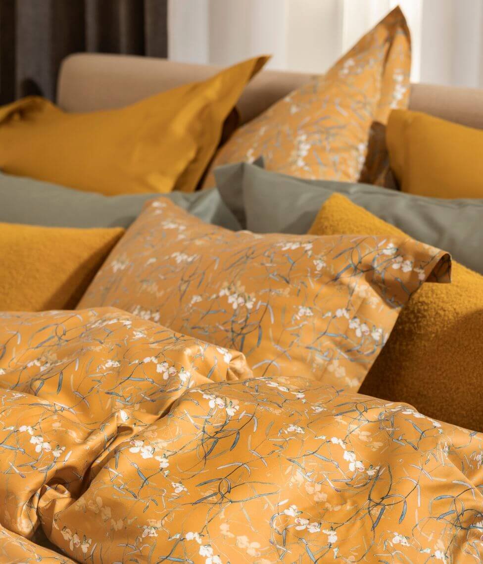 decoflux-satino-pagalves-uzvalkalas-dreamy-ochre-satinas (3) Satino pagalvės užvalkalas Dreamy Ochre - Image 2