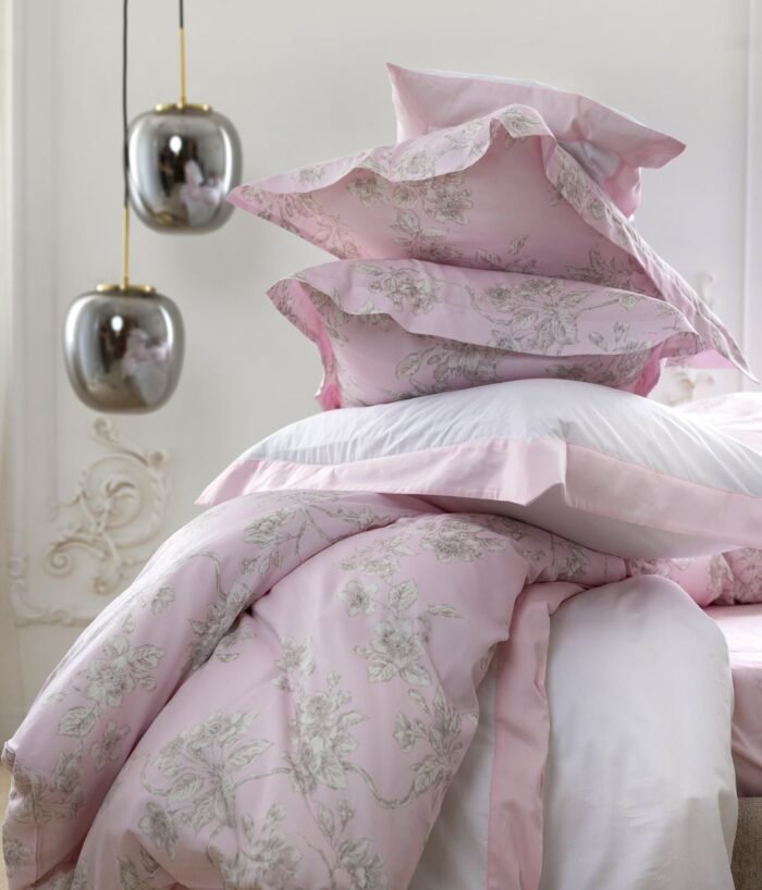 Sateen pillowcase Eden Primrose Pink - Image 1