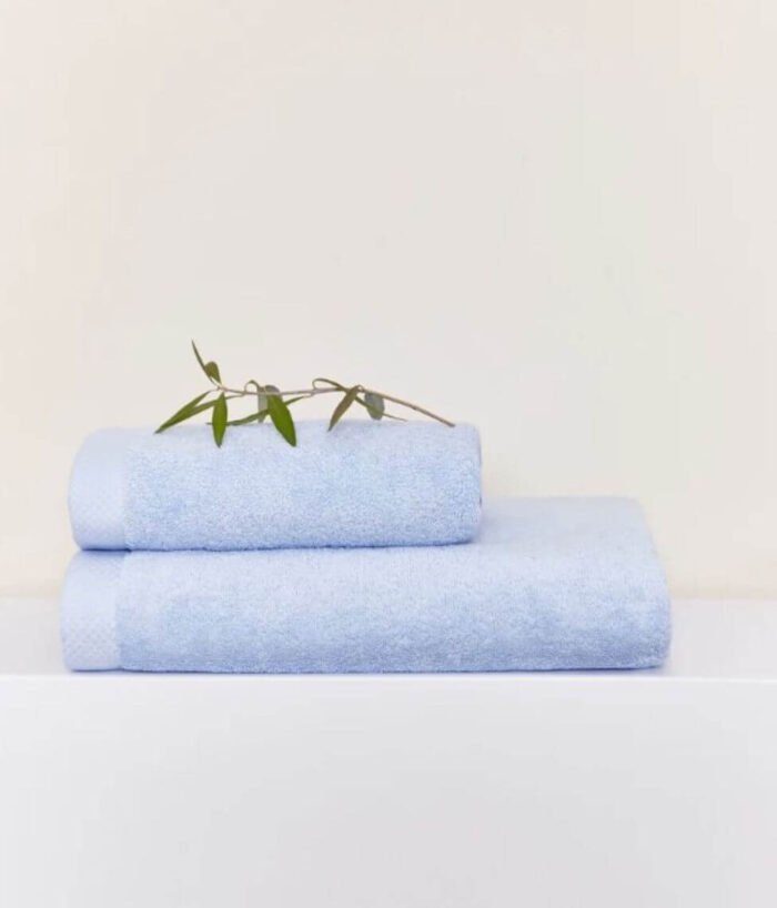 Bath towel Luxus Light Blue - Image 2