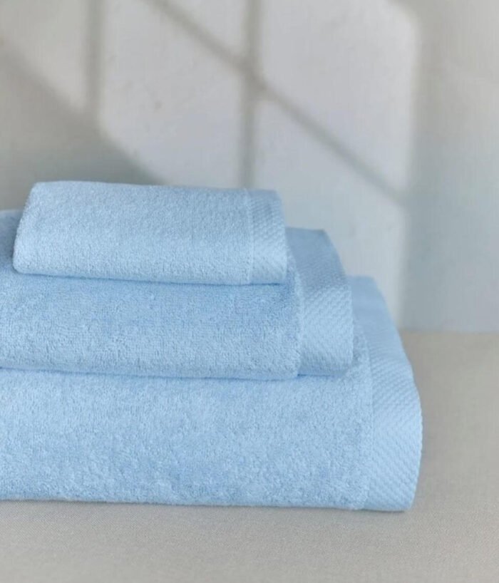 Bath towel Luxus Light Blue - Image 3
