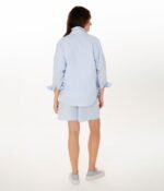 Perkelio Šortai Solid Light Blue - Image 2
