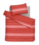 Satino patalynės komplektas Sunset Red 140x200; 1x50x70+2cm - Image 2