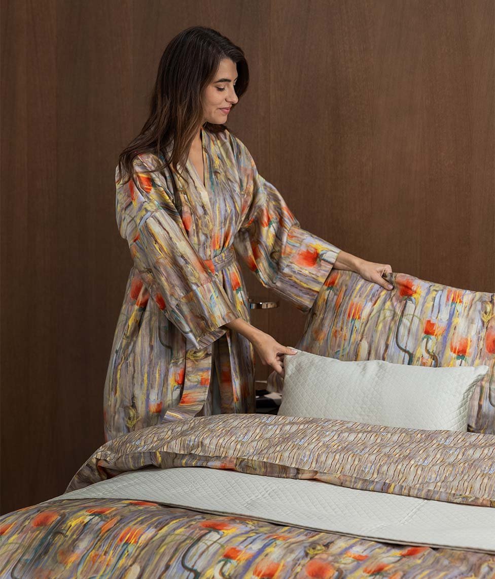 poppy2 Satino patalynės komplektas Poppy & Poppy Back by Čiurlionis - Image 6