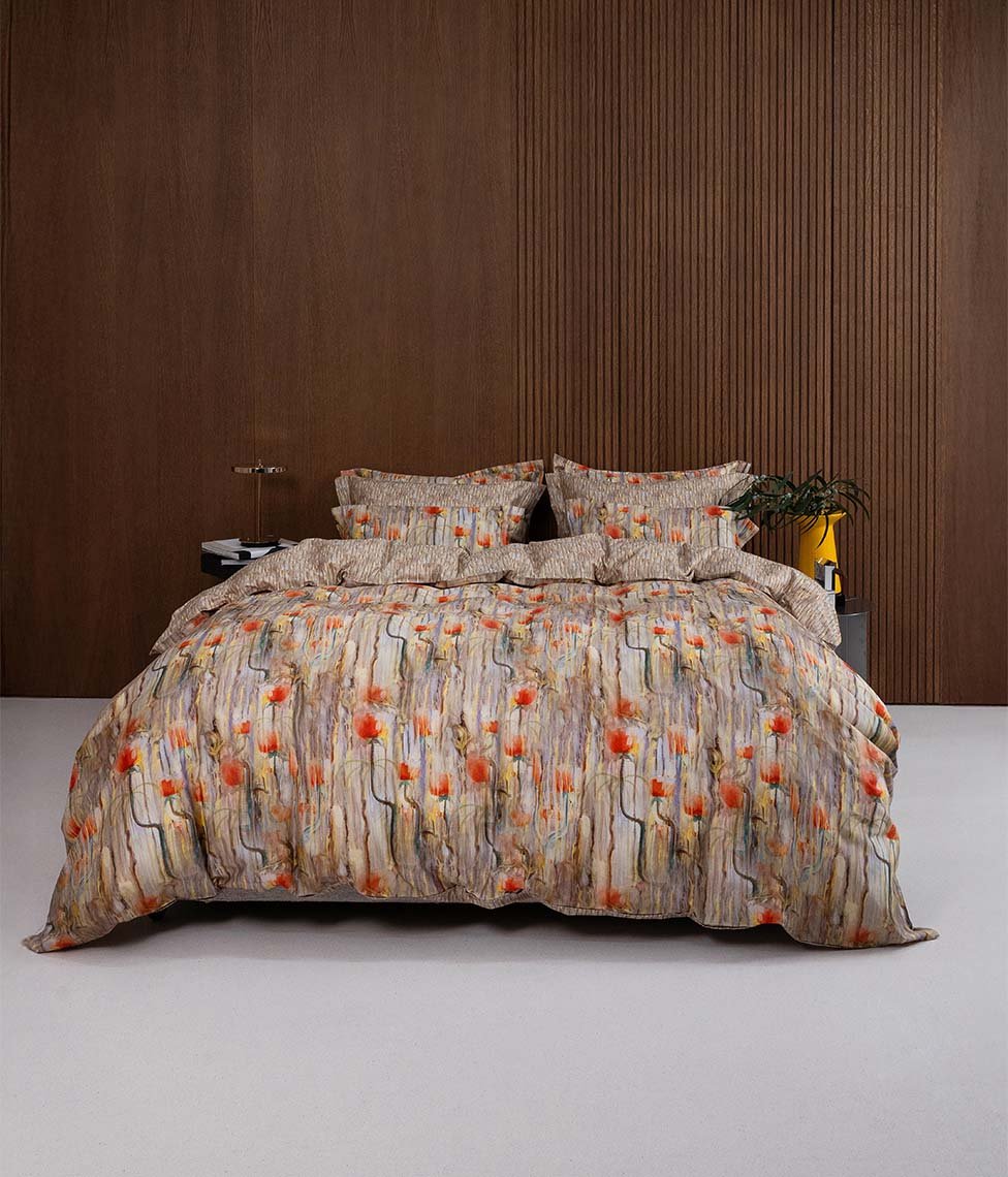 poppy3 Satino patalynės komplektas Poppy & Poppy Back by Čiurlionis - Image 2