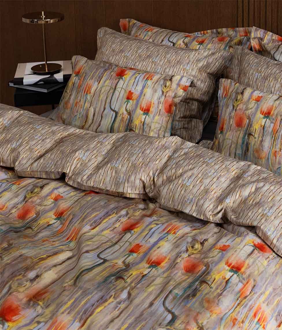 poppy4 Satino patalynės komplektas Poppy & Poppy Back by Čiurlionis - Image 3