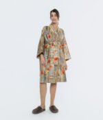 Satino chalatas kimono Poppy - Image 2